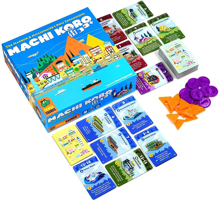 Machi Koro: 5th Anniversary Edition: The Harbor & Millionaire's Row Expansions