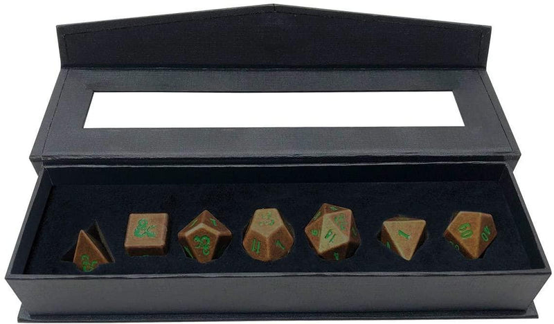 Heavy Metal - Dungeons & Dragons RPG Dice Set [Choose A Color]
