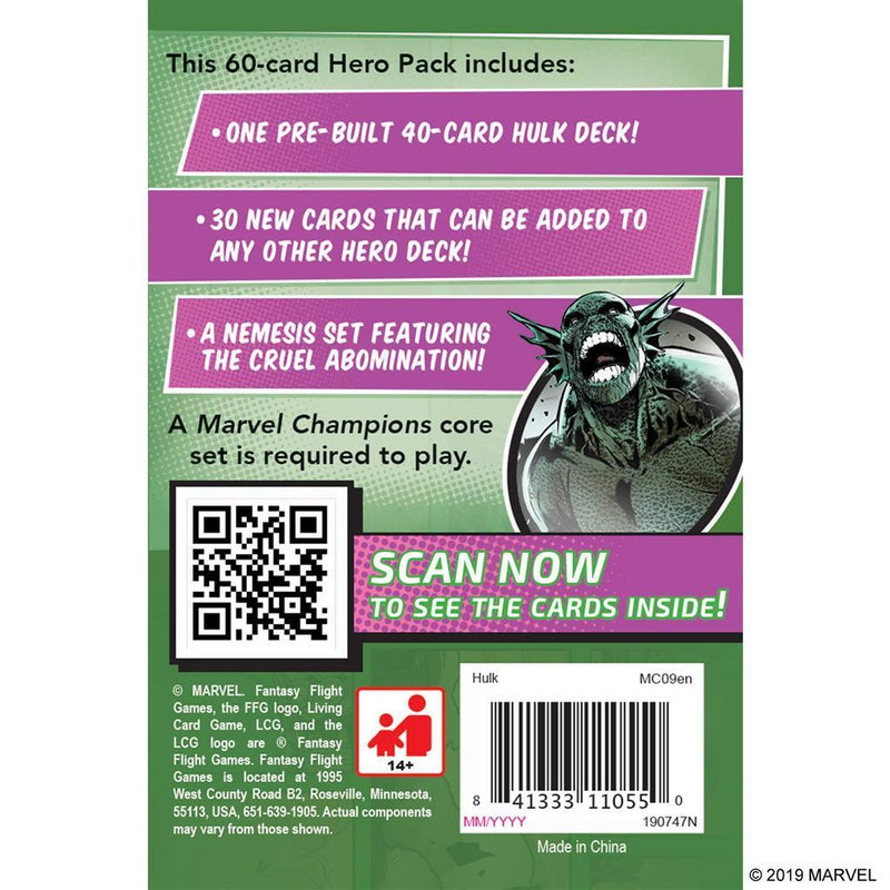 Marvel Champions: The Card Game: Hulk Hero Pack