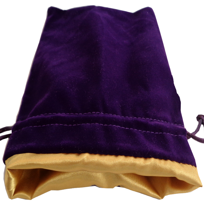 MDG: Velvet Dice Bag with Satin Liner 6" x 8" [Choose A Color]