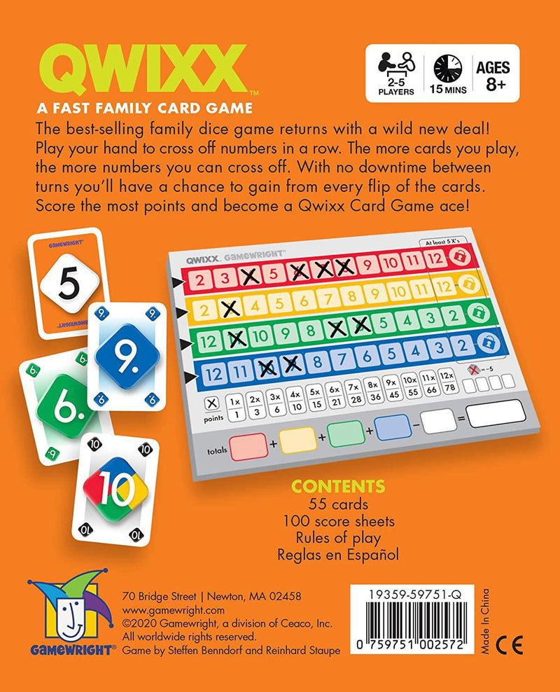 Qwixx Card Game