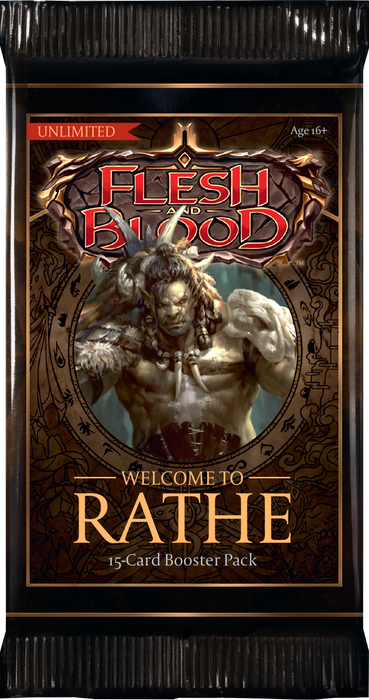 Flesh and Blood TCG: Welcome To Rathe 15-Card Booster Pack (Unlimited Edition)