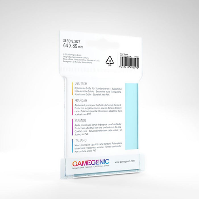 Gamegenic - Inner Sleeves | 100 Sleeves |