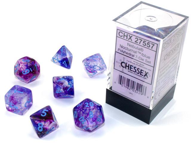 Chessex - Nebula Polyhedral 7-Die Set [Choose Color]