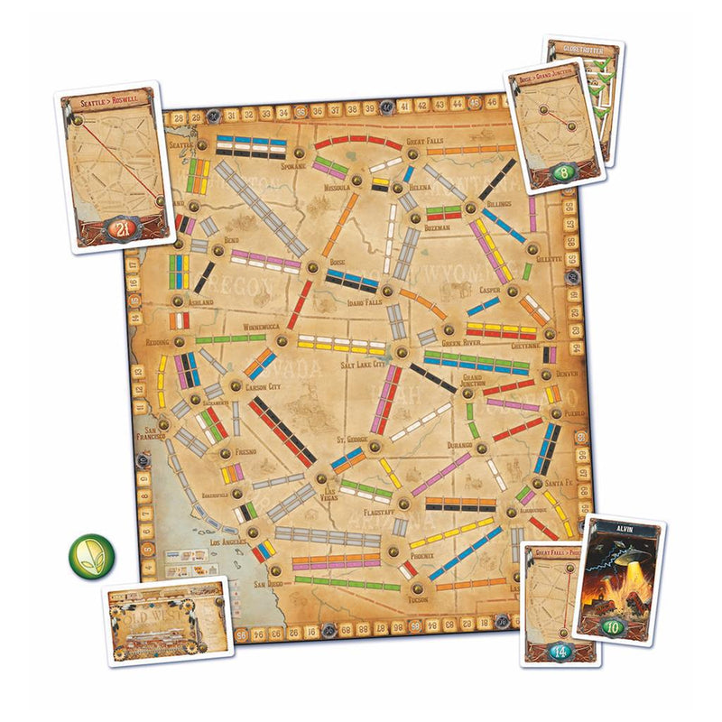 Ticket To Ride: France and Old West Map 6