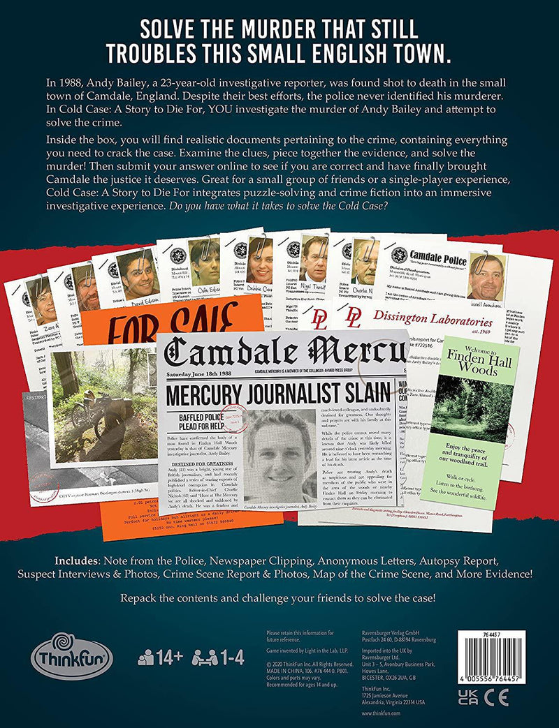 Cold Case: A Story To Die For