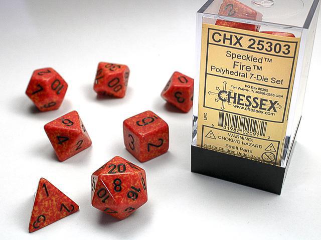 Chessex - Speckled Polyhedral 7-Die Set [Choose A Color]
