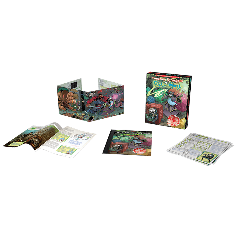 Dungeons and Dragons RPG: Dungeons & Dragons vs. Rick and Morty - Tabletop RPG